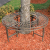 Image of Gothic Roundabout Steel Garden Bench