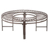 Image of Gothic Roundabout Steel Garden Bench