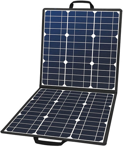 100W 18V Portable Solar Panel, Foldable Solar Charger Compatible with Portable Generator - Sculptcha