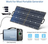 Image of 300W Solar Generator, FlashFish 60000mAh Portable Power Station Camping Generator with Portable Solar Panel and Charger