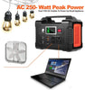 Image of 200W Portable Power Station, 40800mAh Emergency Solar Generator Backup Battery Pack Power Supply